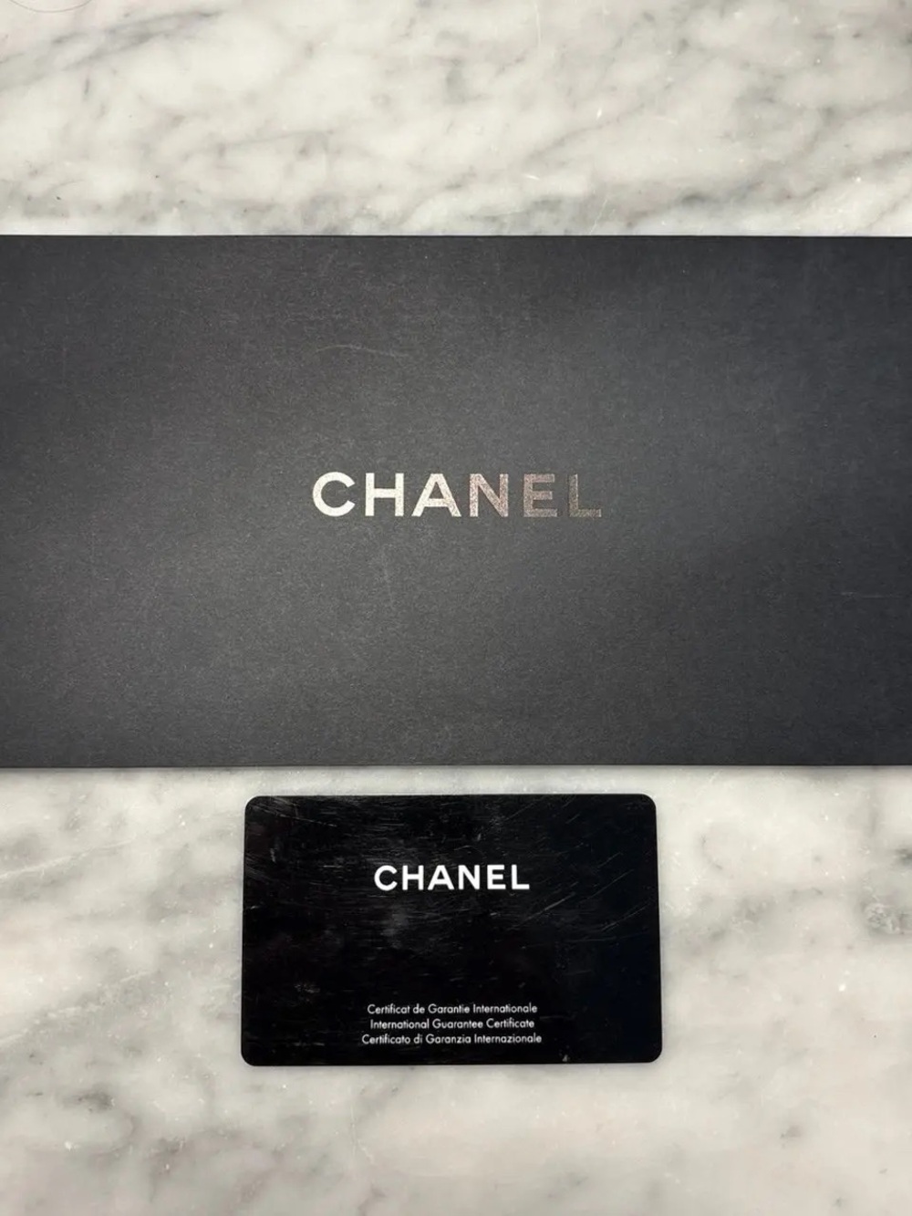 CHANEL International Guarantee Certificate Authentication Card Slip Envelope Set